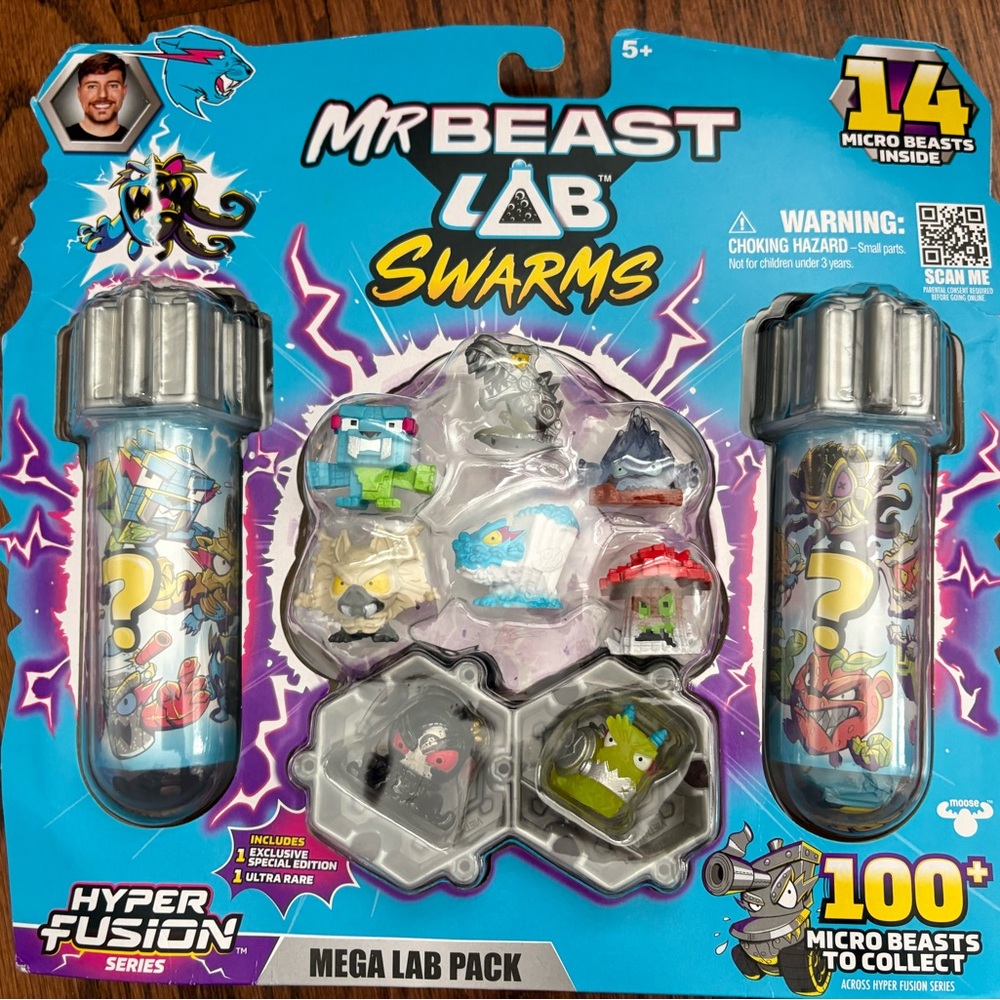 Mr Beast Lab Swarms Hyper Fusion Series Mega Lab Pack Brand New Sealed In Box